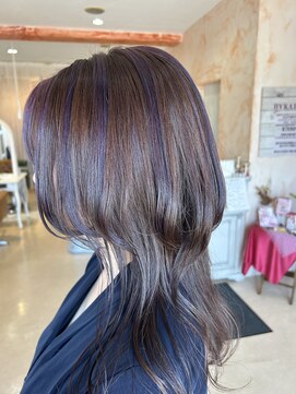 ジール(zeal) バレイヤージュ×クラゲヘア