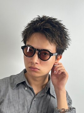 レグノバイグランツ 天神大名店(REGNO by GLANZ) スパイキーショート/メンズカット/メンズサロン/天神大名/眉毛