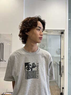 ケシキ大名(keshiki) おしゃれニュアンスパーマ/ISSEI