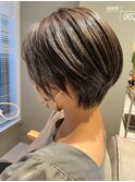 襟足すっきりショートスタイル