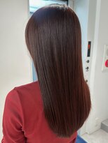 トリッカ 代官山(tricca) チェリーレッド/赤/艶髪/ツヤ/髪質改善/ワンカラー