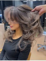 ヌエン 渋谷(NU/EN)&nbsp;冬にオススメ重ためバタフライカット/ハッシュカット/ハイライト