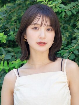 ガーデンヨコハマエスト(GARDEN YOKOHAMA est) メルティカラー ロブ くびれボブ 似合わせカット