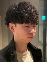 メンズサロン ブロック(Men's Salon bloc) ツイストスパイラルパーマ メンズショート 刈り上げ マッシュ