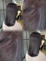 ロックス バイ マグ 松本(rocks BY MAG) ブルベ透明感ブリーチ無しダブルカラーラベンダーカラー