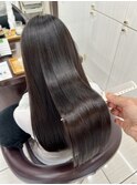 透明感韓国風髪質改善艶髪美髪ストレート縮毛矯正酸熱