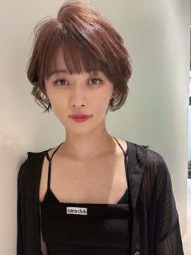 コクーン(Cocoon) 大人のショート#くびれヘア#アプリコットオレンジ