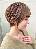 クールショート/顔周りカット/前髪白髪/20代30代40代50代/吉祥寺