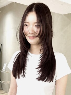 ローレンジウ(LOREN JU) 透明感髪質改善ベージュダブルカラーミルクティーグレージュ