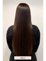 シェルベアー 銀座(ShellBear)&nbsp;うねり髪も艶々ロングストレートへ本格縮毛矯正で美髪キープ続く