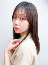 ブロッサム 東武練馬店(Blossom)&nbsp;髪質改善◎うる艶ストレート×ココアブラウン20代30代小顔ヘア