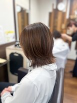 トップヘアー 玉島店(TOP HAIR)&nbsp;《TOPHAIR 玉島店/ もも》外ハネレイヤーボブ