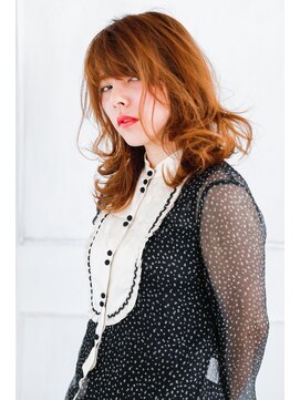 モカ ヘアーデザイン(moca HAIR DESIGN) ふわっとくずしたセミロング