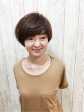 エノモト(ENOMOTO) 大人可愛いチョコレートブラウン小顔マッシュショート30代40代