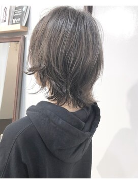 ヘアーアンドアトリエ マール(Hair&Atelier Marl) 【Marl】ラベンダーグレージュの抜け感ウルフスタイル♪