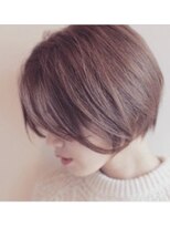 ベル 銀座5丁目店(Belle)&nbsp;骨格補正小顔ショートボブ×バイオレットブラウン【銀座】