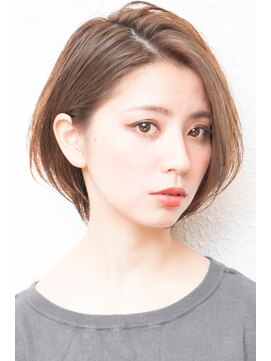 モニカ 西宮北口(Monica) 大人かわいい伸ばしかけグレージュナチュラルボブ