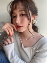 ボタニウム バイ アールサロン(BOTANIUM by RrSALON)&nbsp;【BOTANIUM】ふわふわアレンジ×シースルーバング