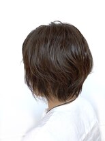 クオリス 上板橋店(QUALIS) 30代40だい50代ソフトウルフ/ココアブラウン/くせ毛風パーマ