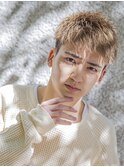 小久保style☆暗髪アッシュブラックスリックバックくすみブルー
