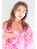 ガリカ 渋谷(Gallica)&nbsp;ゆるふわ愛されモテ髪センターパート顔周りレイヤー<渋谷>