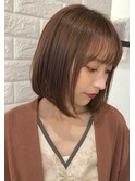 【Lond naitre本田】大人かわいい前下がりボブ　ペールベージュ