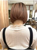 ラインがキレイなハイトーンボブ