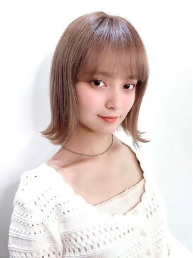 マティエ 銀座(Matie) ボブウルフ外国人風カラーココアベージュ透明感20代30代40代銀座