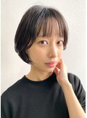 スタイリング簡単☆大人女子のショートボブ