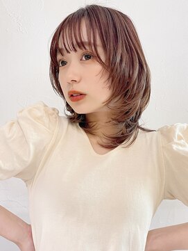 アイティー バイ アルバム 中野店(IT by ALBUM) エアリーウルフ_ショコラアッシュヘルシースタイルふんわり_9164