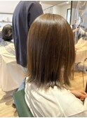 切りっぱなしボブ/ミディアム