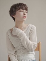 ムク 甲府(muku.)&nbsp;前髪/小顔に見せるヘア/ココアベージュ/オリーブグレー[甲府駅]