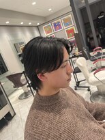 アース 金山店(HAIR&MAKE EARTH) 【メンズトレンド】ニュアンスパーマ×センターパート