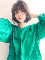 オーウェル 銀座(Owelle)&nbsp;銀座 Cheri 透明感ベージュ×艶髪大人可愛いボブ