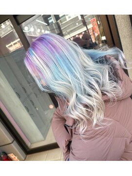 ミーナ バイ ワンズ 町田(mina by one's kyougoku) ハッシュカット フルバング 愛され ブリーチ レッドブラウン