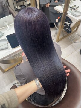 ロンド レア 天神大名店(Lond Le’a) 天神大名ダブルカラーケアブリーチディープラベンダー