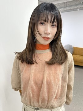 ノウハウ タニマチ(KNOWHOW tanimachi) ダブルバング◎顔周りレイヤー/グラデーションカラー