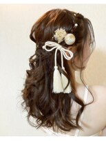 ビーンヘアスタジオ 蒲田(Bean hair studio)&nbsp;発表会向けゴージャスハーフアップ