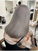 韓国風　ダブルカラー　ホワイトベージュ