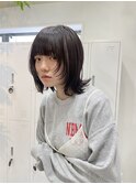 ◎ショートレイヤーボブウルフ縮毛矯正10代20代30代