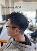 刈り上げスパイキーショート