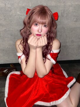 ルイス(L'wis) アイドル前髪/シールエクステ/ホワイトピンク/顔まわりレイヤー