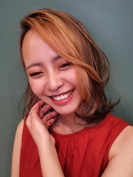 パーク(PARK.umeda) フェイスフレーミング×アッシュベージュ