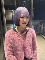 ザザ ZA/ZA 茗荷谷&nbsp;顔周りレイヤータッセルボブ/透明感ハイトーンカラー