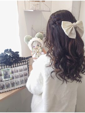 トパーズ(topaz) リボンハーフアップ♪