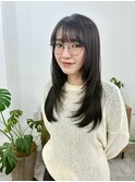 ロングレイヤー/レイヤーカット/顔周りレイヤー／20代30代40代