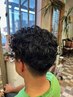 <<男性限定>>ウルツヤパーマ+カット　￥12650～→￥11500～