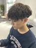 メンズカット+カラー+パーマ￥14300
