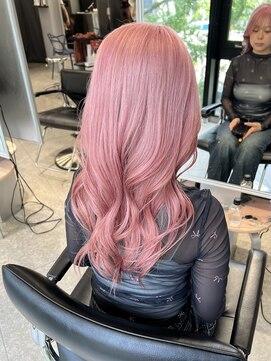 ペレ 梅田(PELE) くびれヘア/アプリコットオレンジ/夏のヘアアレンジ/梅田