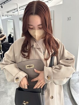 ディッシィ 立川(D'ICI) 【YUI】顔まわりカット/Orange Brown